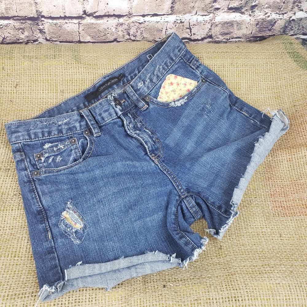 Calvin Klein DIY Denim Cutoffs